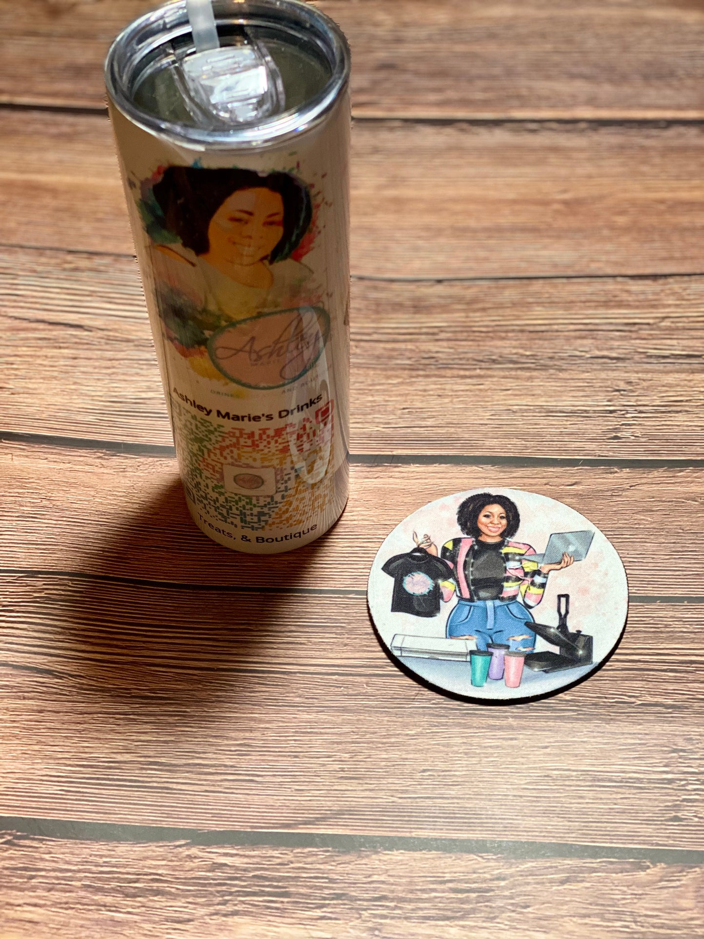 Tumbler and Coaster Set