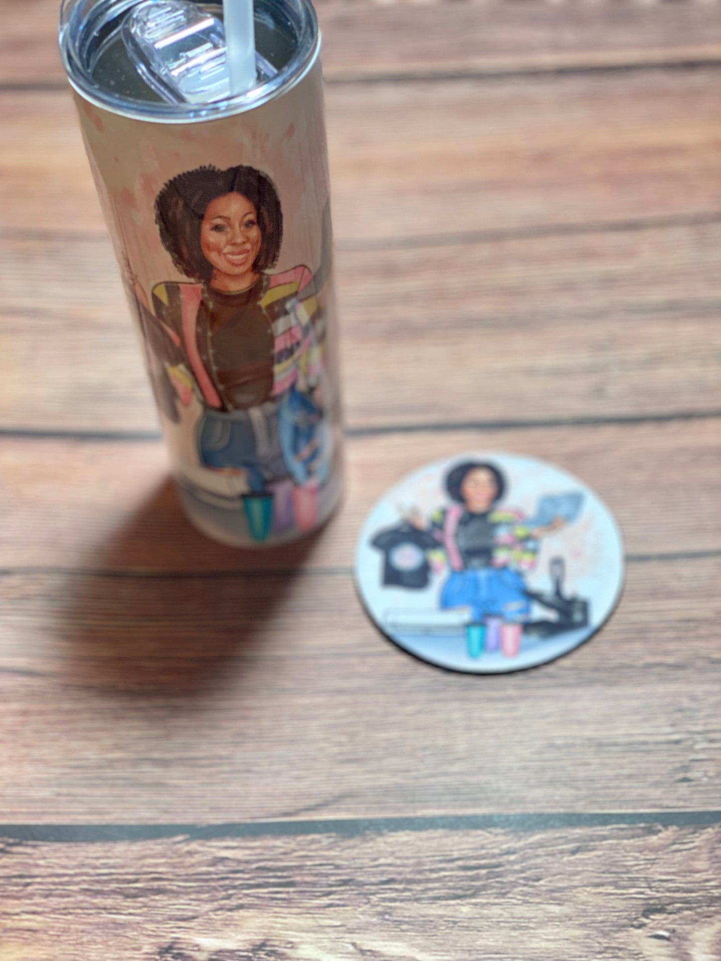Tumbler and Coaster Set