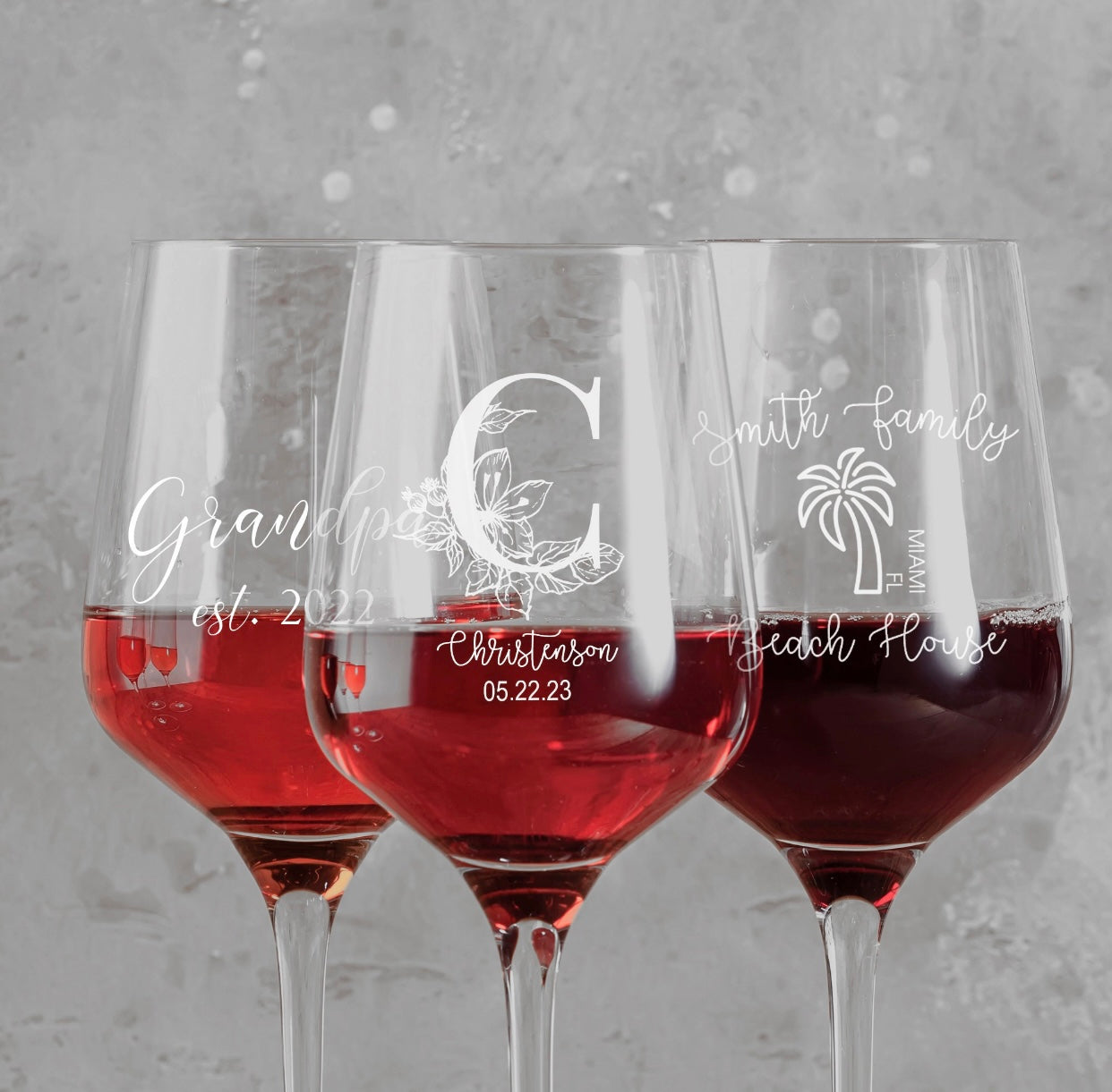 Personalized Wine Glasses