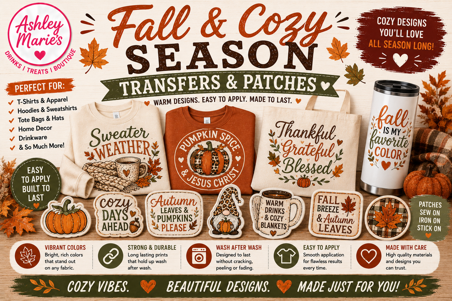 Fall/Cozy Season Transfers & Patches