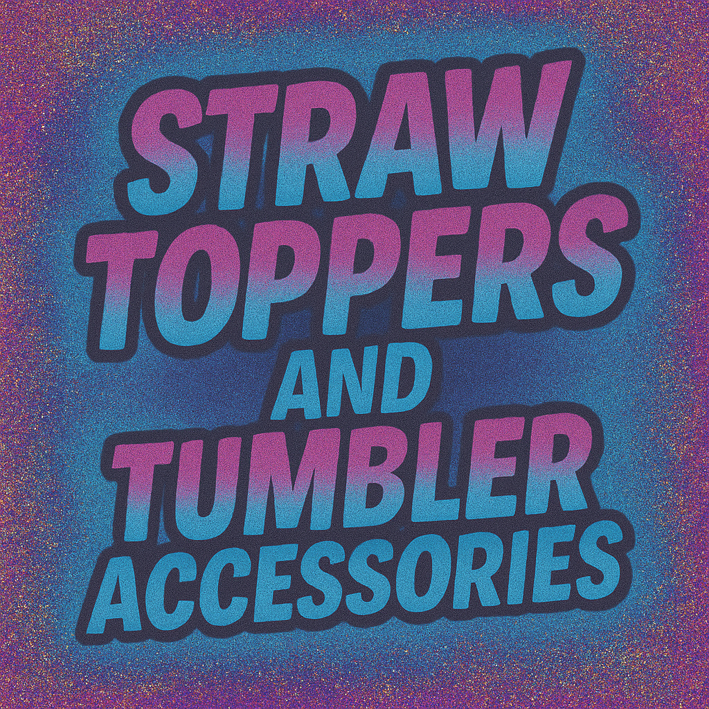 Straw Toppers & Tumbler Accessories