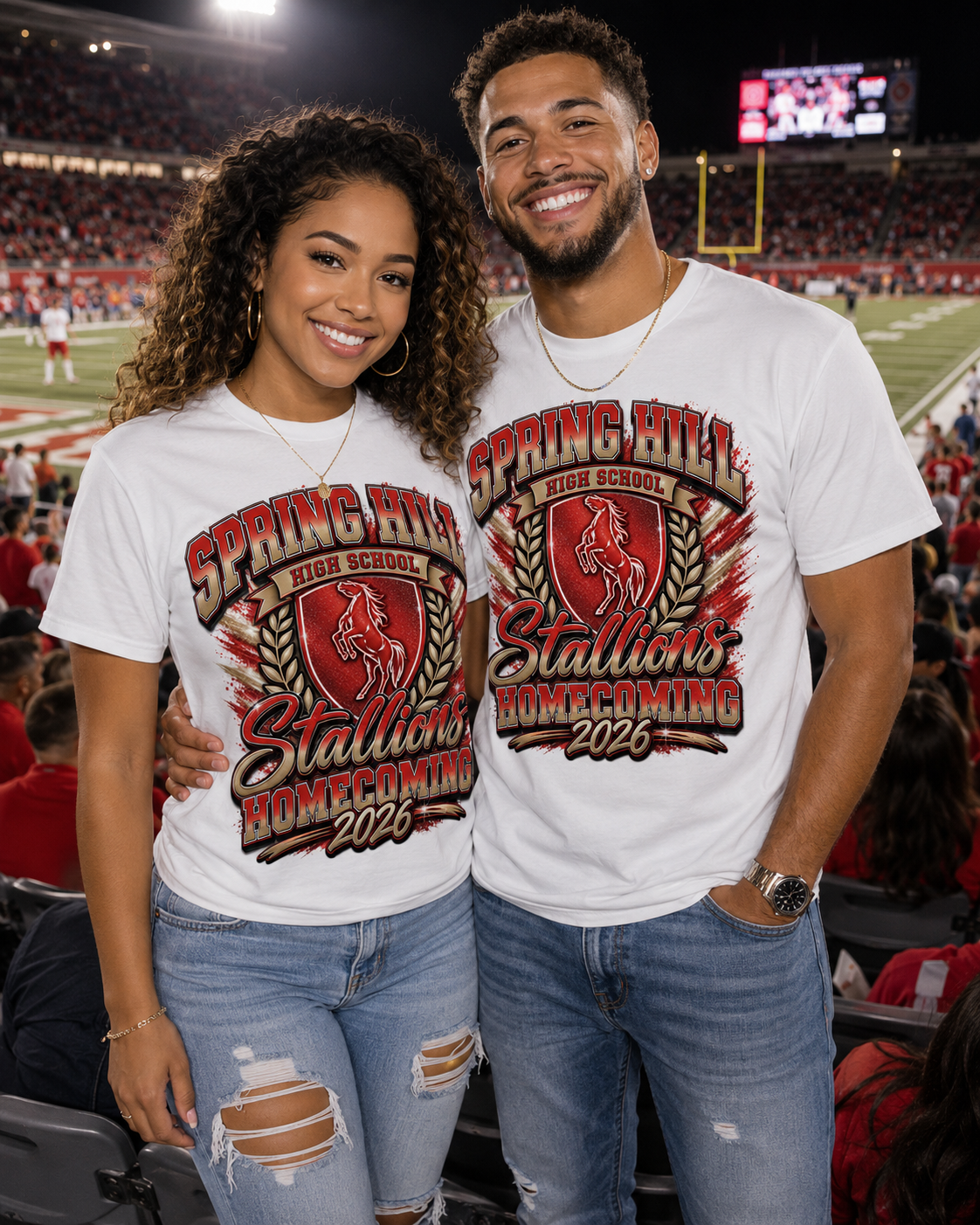 High School Spirit/Homecoming Graphic T-Shirts – Custom High School Spirit Wear