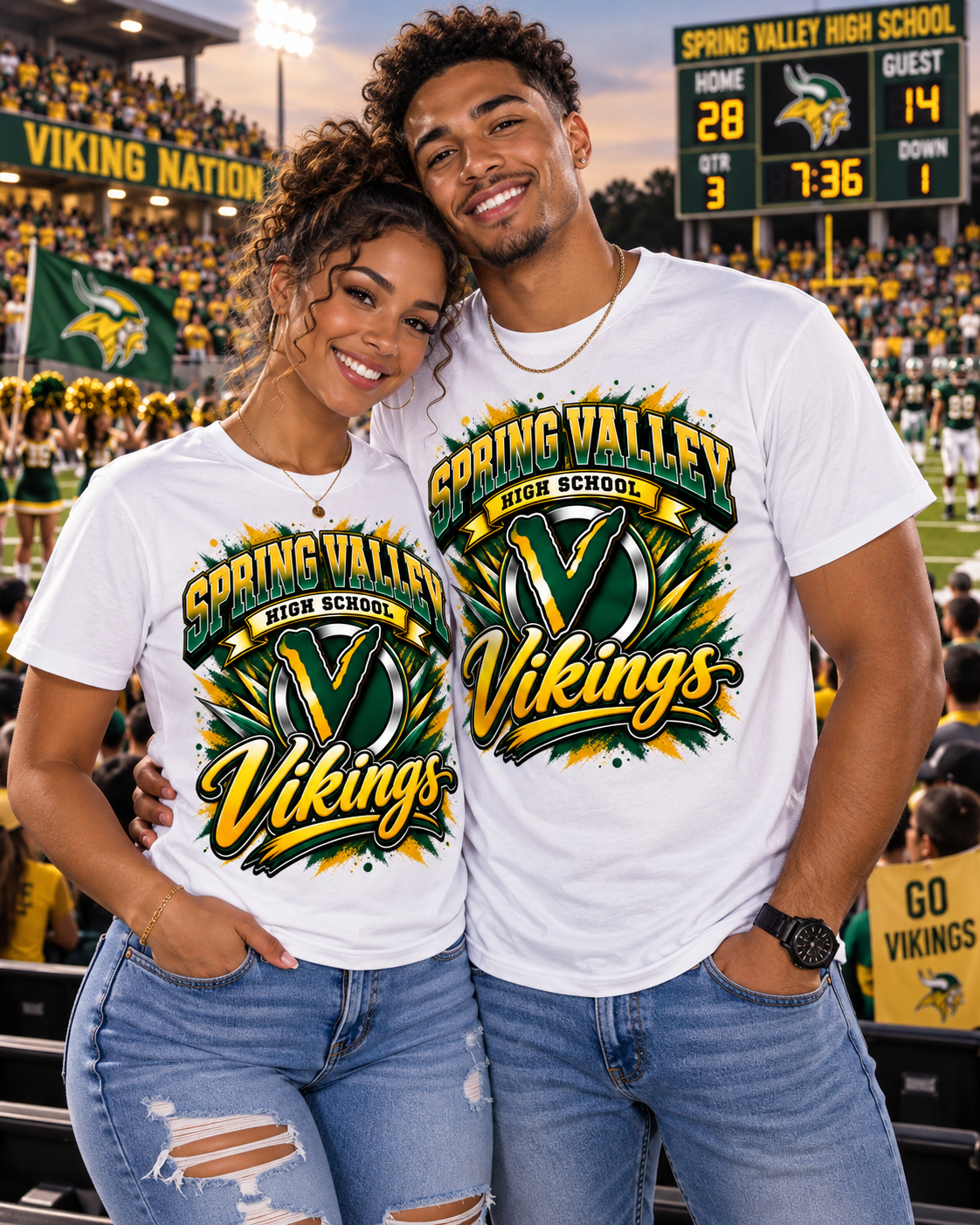 High School Spirit/Homecoming Graphic T-Shirts – Custom High School Spirit Wear