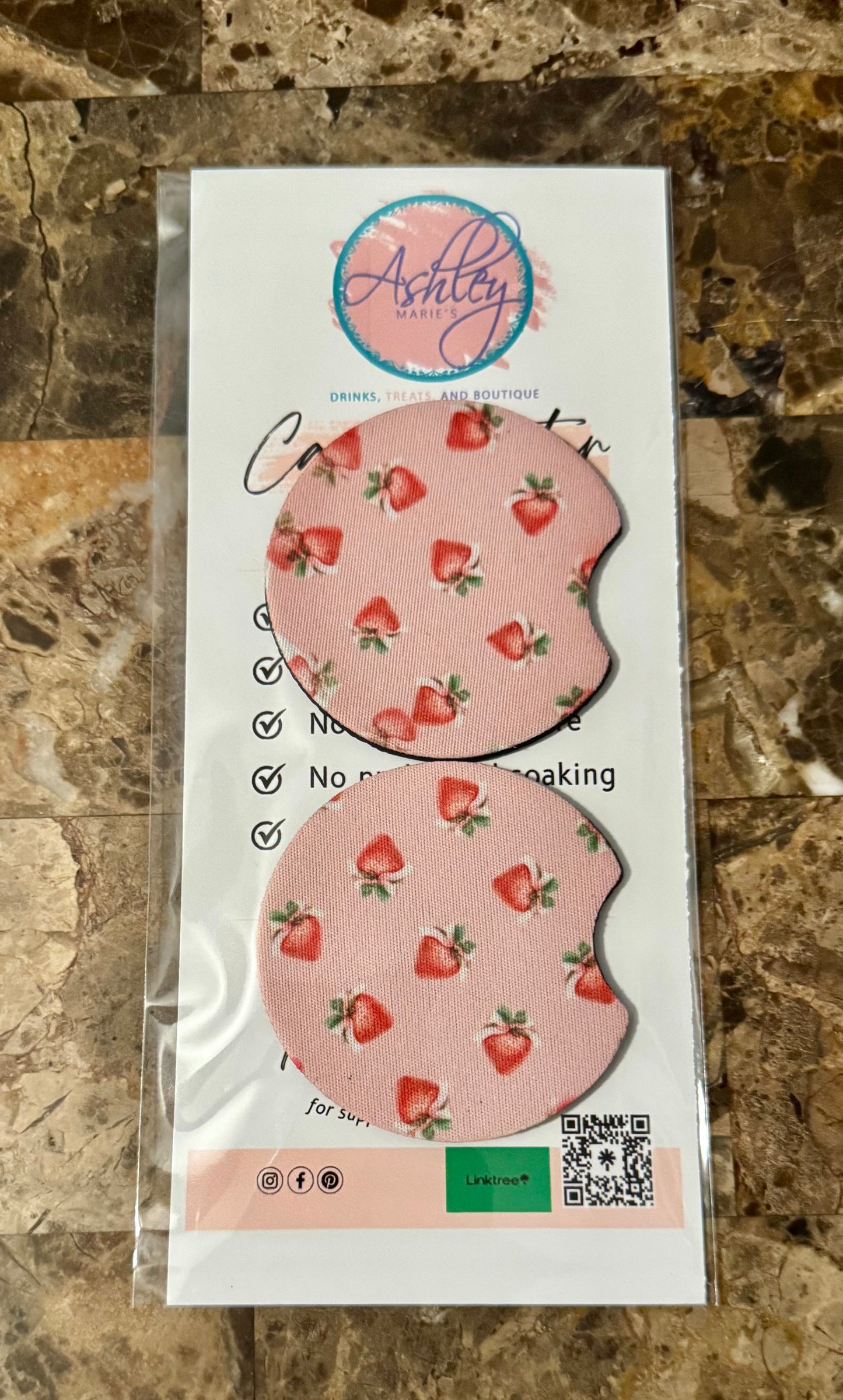 Car Coasters (set of 2 Coasters)
