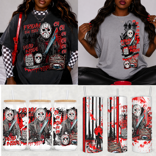 Sublimation Transfers- Friday the 13th