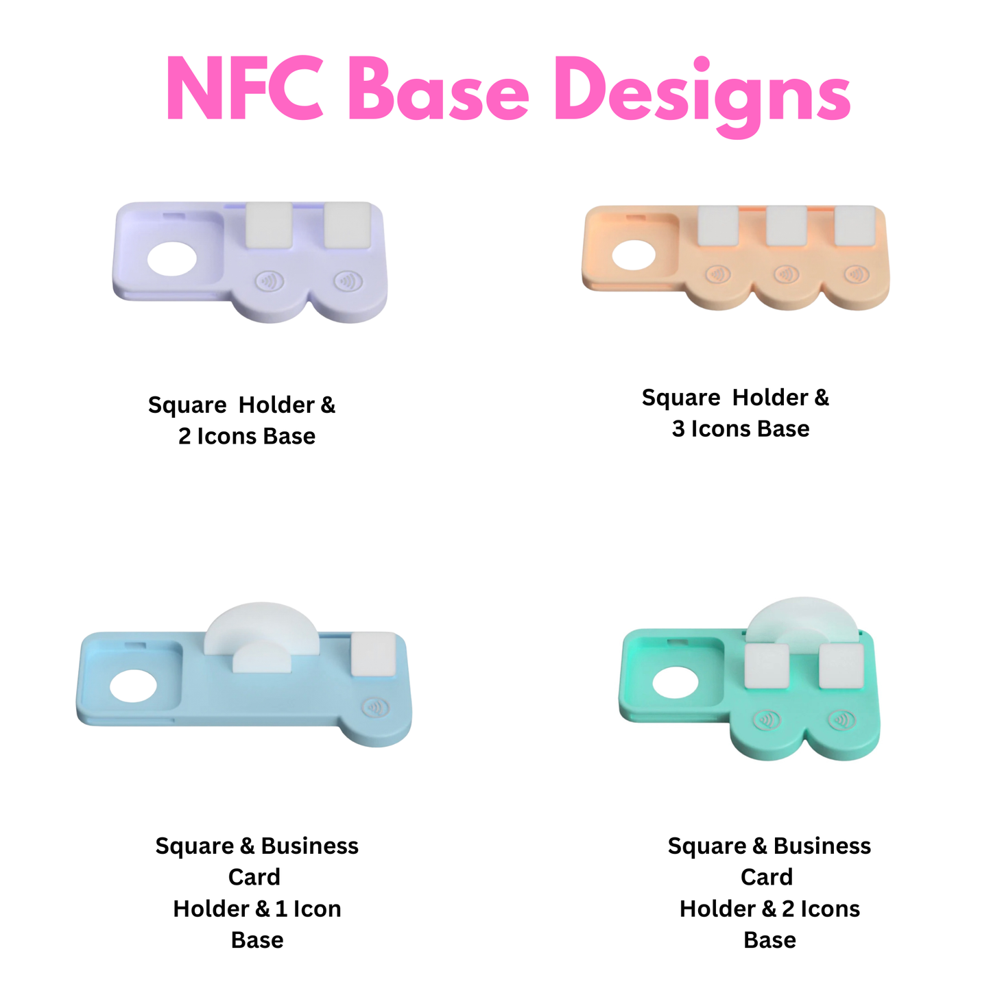NFC Tap To Pay Follow Stands & Keychain Bundle