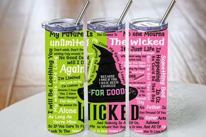 Sublimation Tumbler Wraps- Wicked