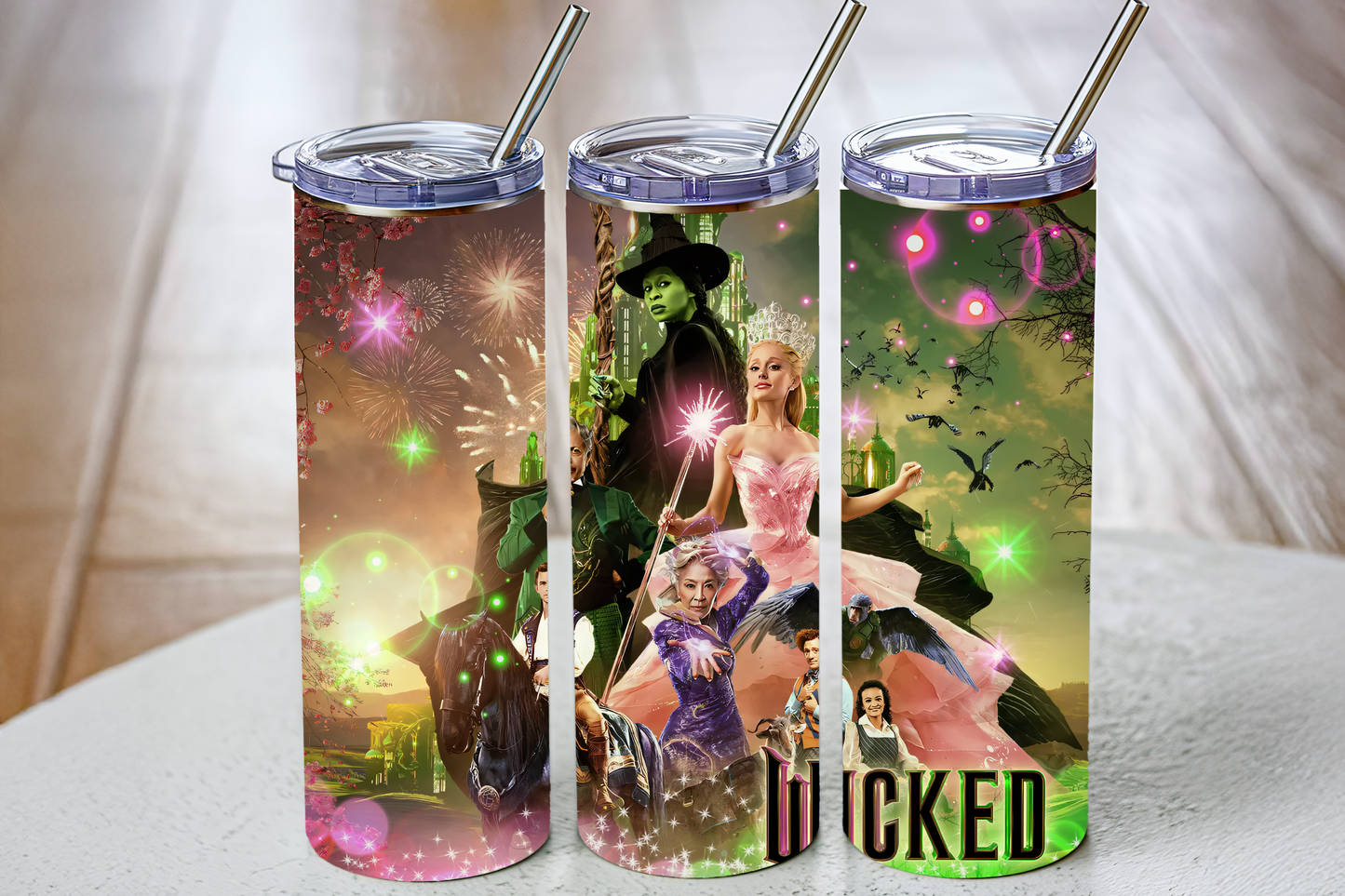 Sublimation Tumbler Wraps- Wicked
