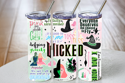 Sublimation Tumbler Wraps- Wicked