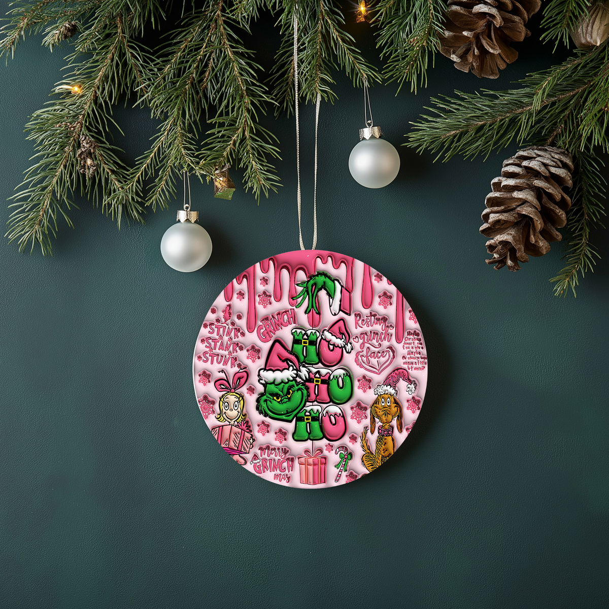 UV DTF-  Christmas Ornaments Cartoons (2"x2")