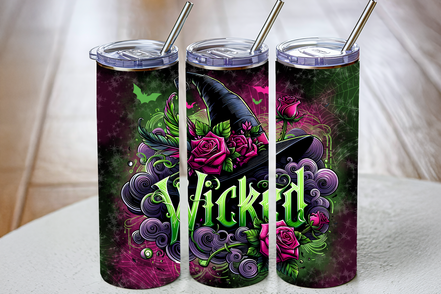 Sublimation Tumbler Wraps- Wicked