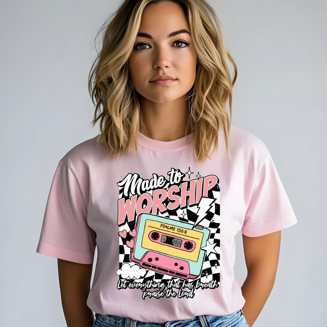 (Print To Order) DTF- Made To Worship