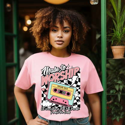 (Print To Order) DTF- Made To Worship