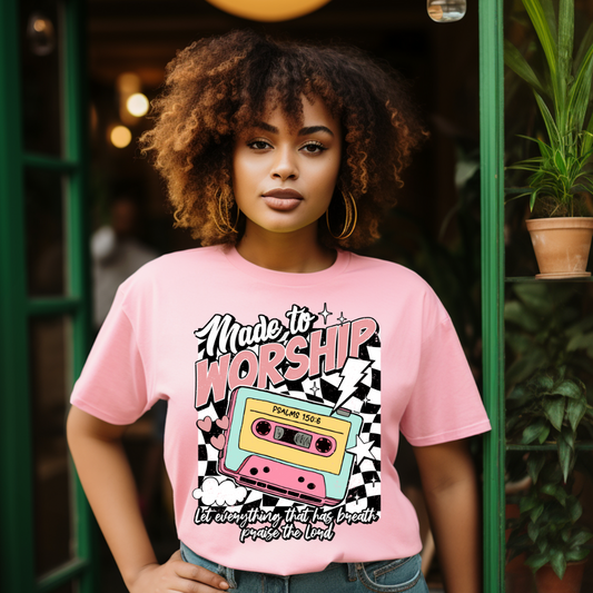 (Print To Order) DTF- Made To Worship