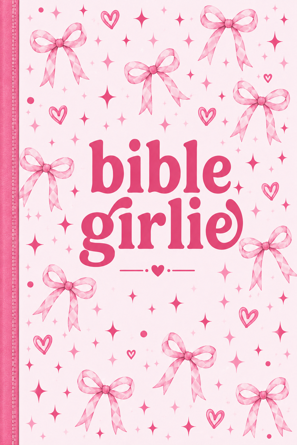 UV DTF Journal Cover-  Bible Girlie - SHIPS OUT BY 8/24