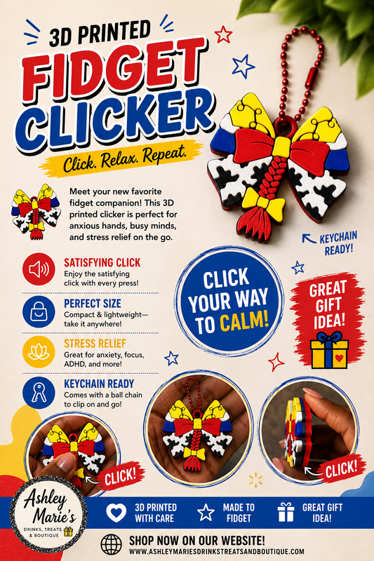 Jessie Toy Story - Fidget Clicker 3D Printed