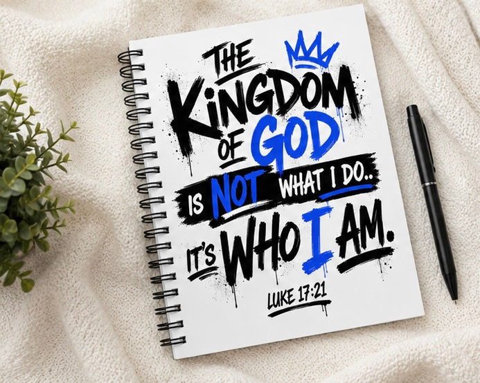Pre-Order- The Kingdom Is Who I Am -UV DTF Journal Cover (Closes 7/26/26)