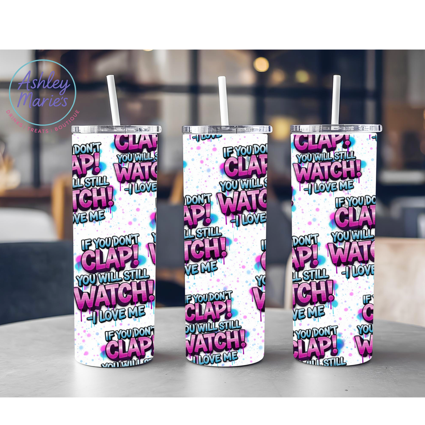 Sublimation Drinkware Wraps- I Love Me