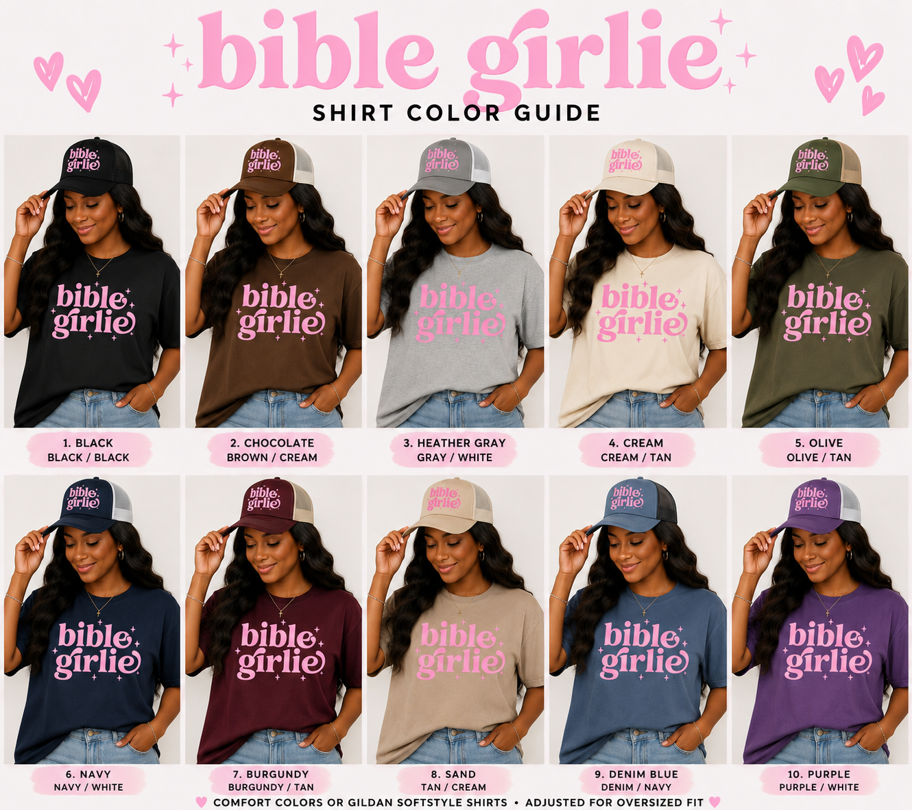 Pre-Order - Screen Print- Bible Girlie (Pink) - SHIPS OUT BY 8/24