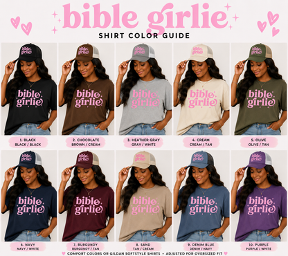 Pre-Order - Screen Print- Bible Girlie (Pink) - SHIPS OUT BY 8/24