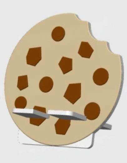 Chocolate Chip Cookie 3D Printed Desk Accessory Bundle Builder