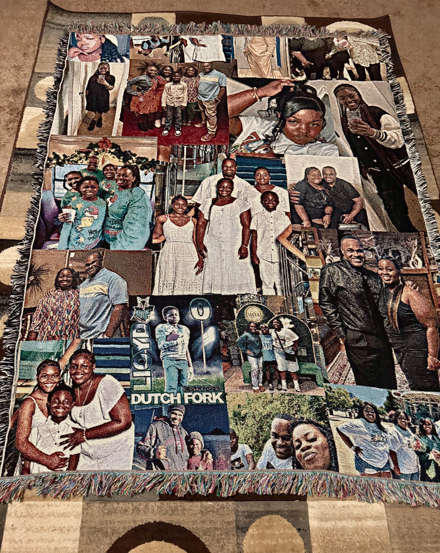 Custom Photo Woven Blanket