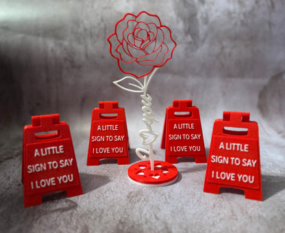 (RTS) Love Themed 3D Printed Items
