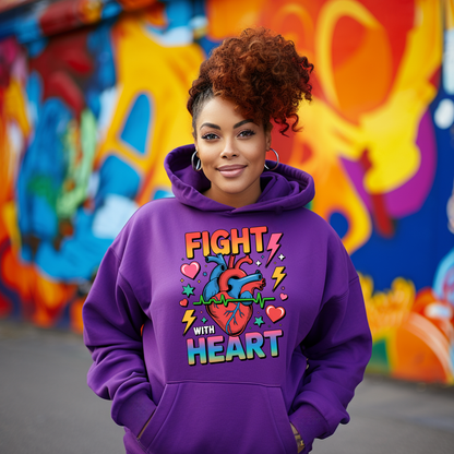 DTF- Fight With Heart (2 sizes)