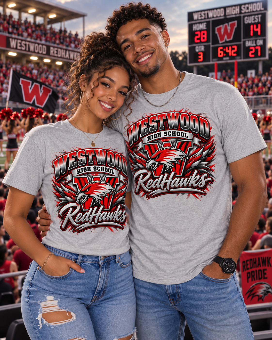 High School Spirit/Homecoming Graphic T-Shirts – Custom High School Spirit Wear