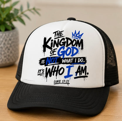 Pre-Order- The Kingdom Is Who I Am- DTF Hat Patch (Closes 7/26/26)
