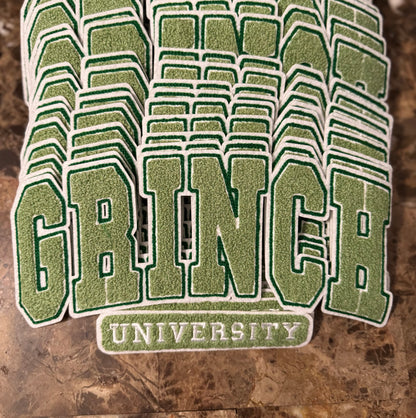 G University Chenille Patch