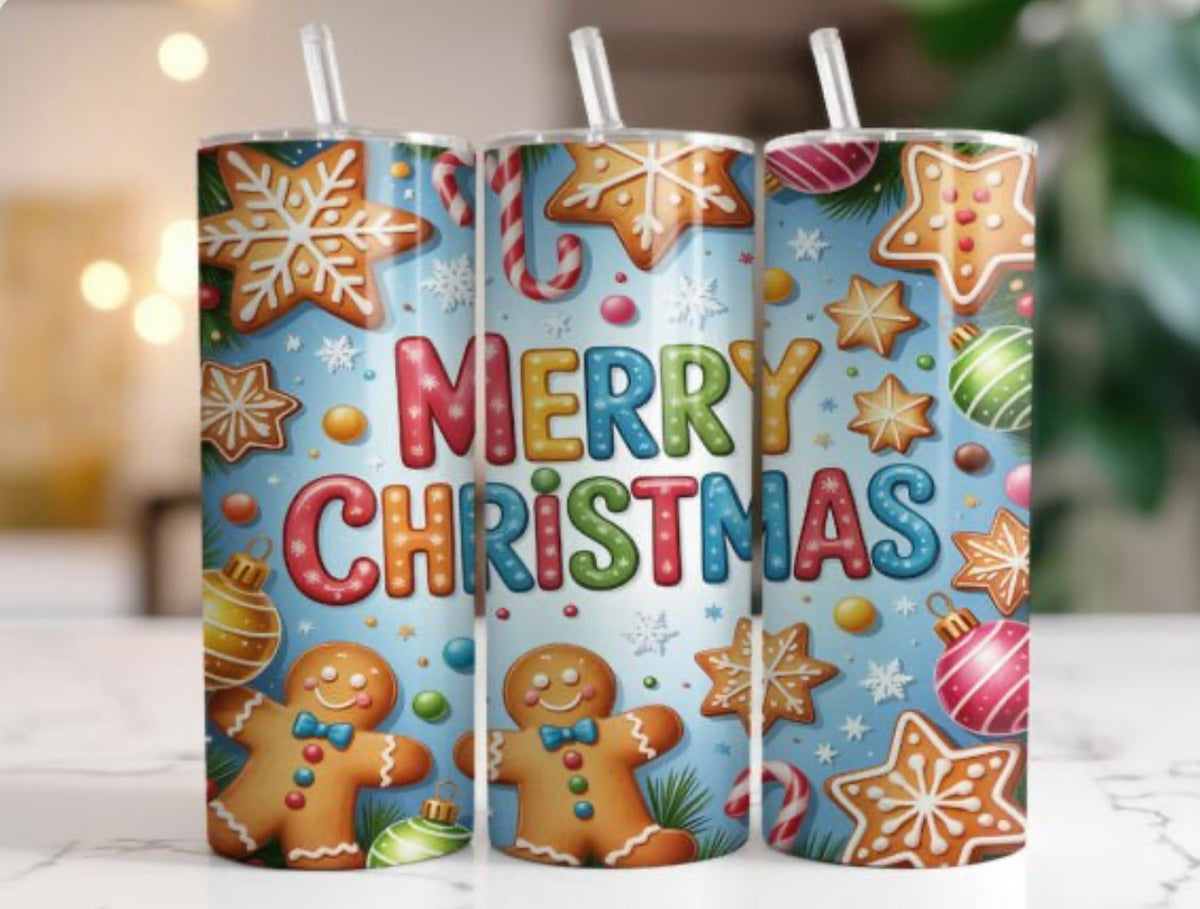 Sublimation Drinkware Wraps- Christmas Designs