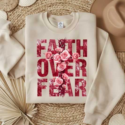 DTF- Faith Over Fear Roses