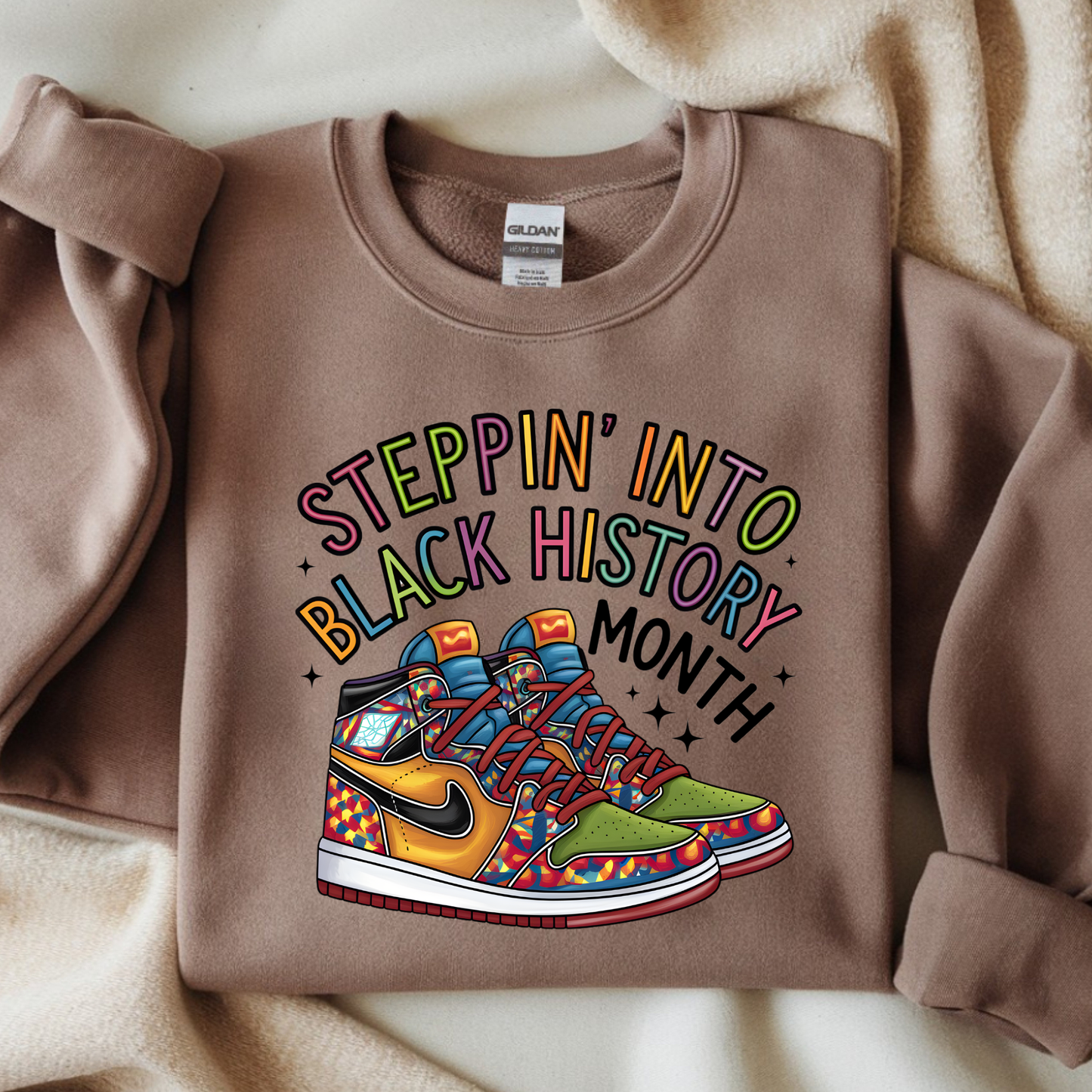 DTF- Steppin Into Black History (2 sizes)