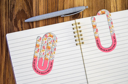 Large Paper Clip/Bookmarks Sublimation Prints