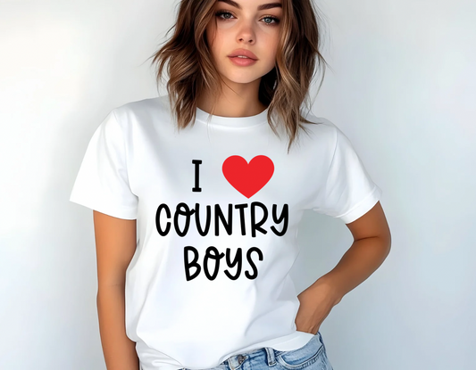 I Love Country Boys Shirt