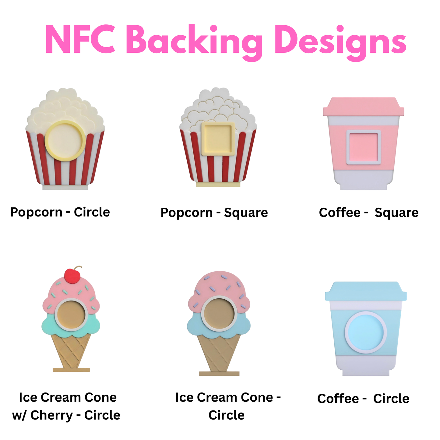 NFC Tap To Pay Follow Stands & Keychain Bundle