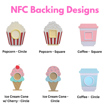 NFC Tap To Pay Follow Stands & Keychain Bundle