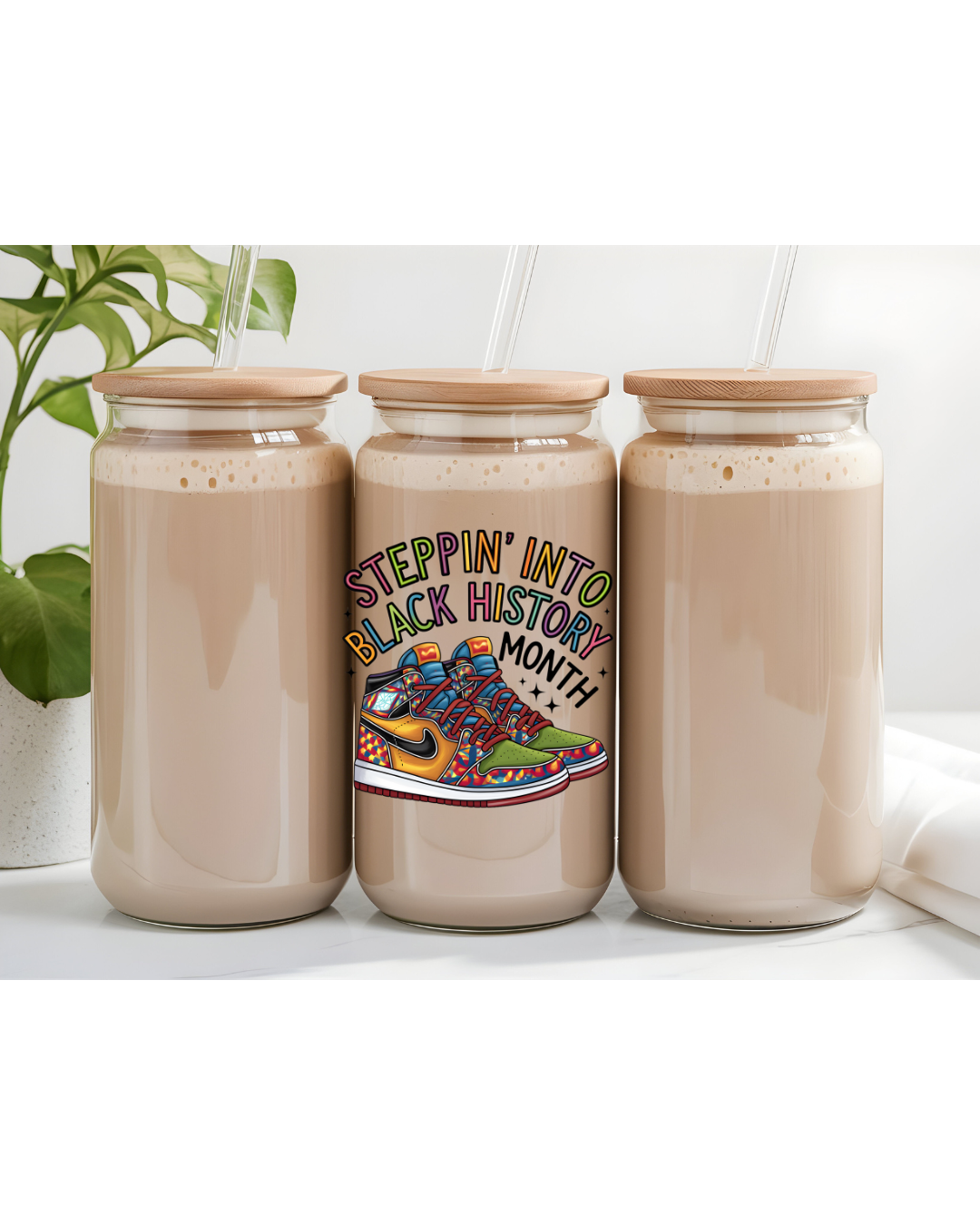 UV DTF- Steppin Into Black History (one side)