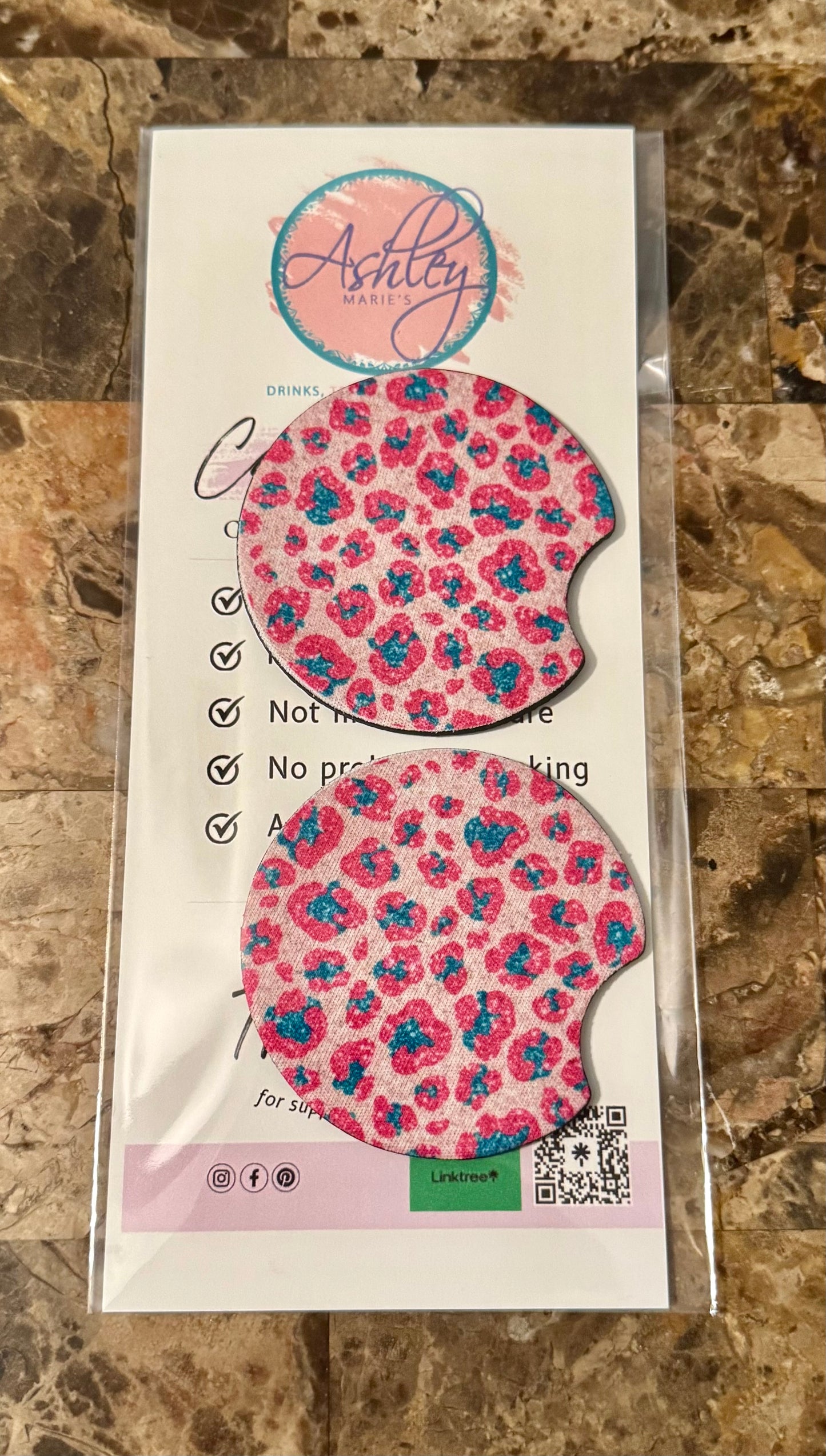 Car Coasters (set of 2 Coasters)