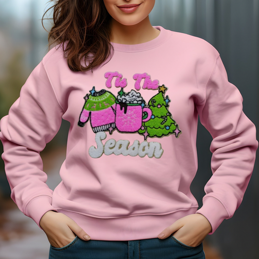 Tis The Season Chenille Patch