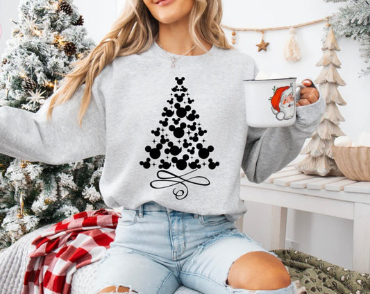 Screen Print- Merry Mouse Tree