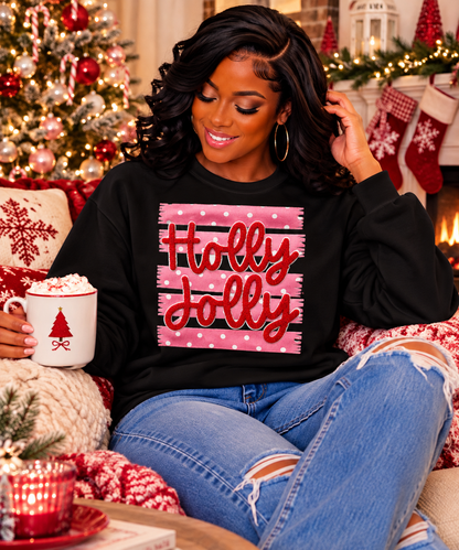 VIP BESTIES Pre-Order - Holly Jolly - Appliqué & Fuzzy Combo Patch  (Closes 11/05/2026)