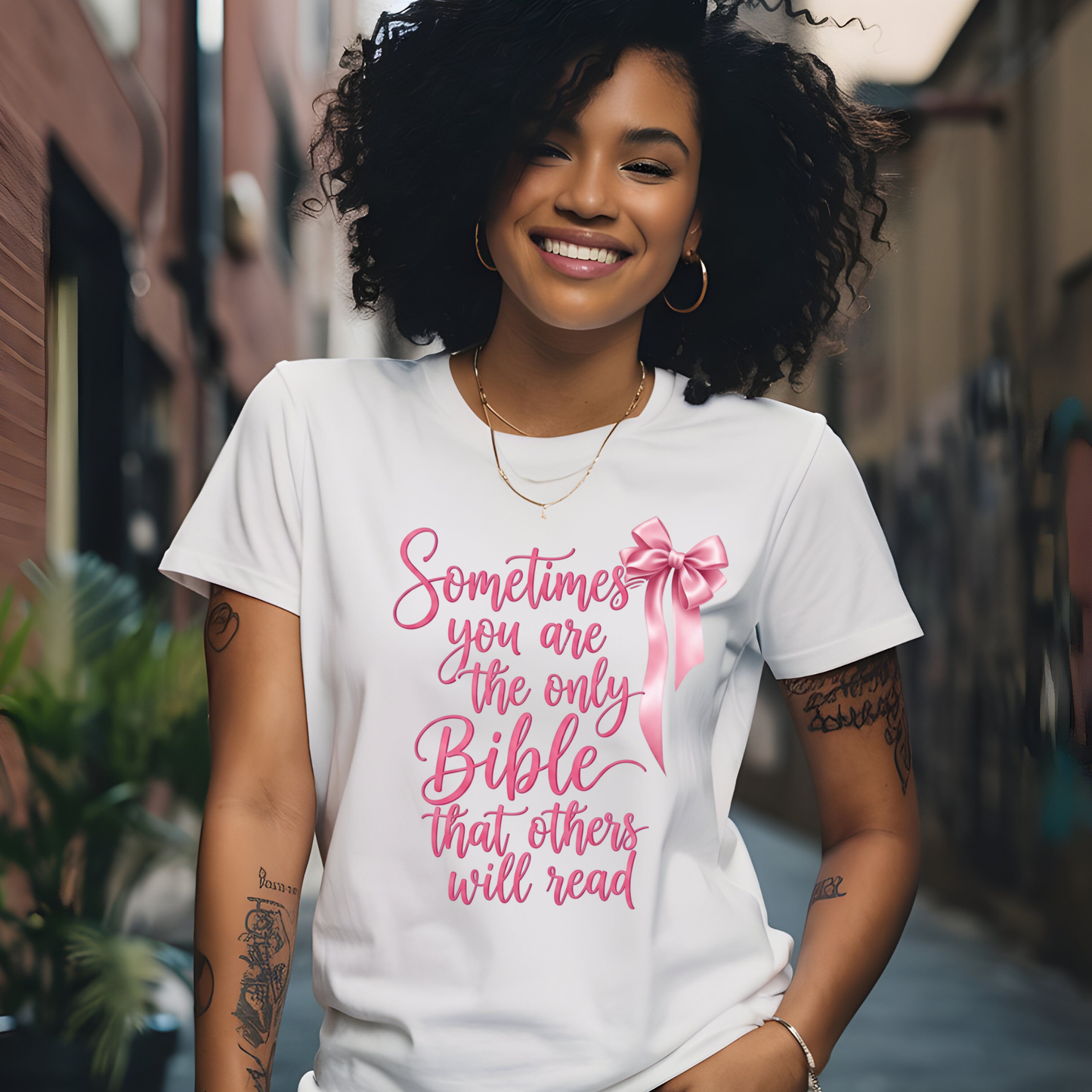 DTF- Sometimes You Are The Only Bible Coquette