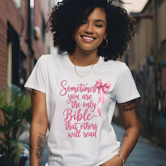 DTF- Sometimes You Are The Only Bible Coquette