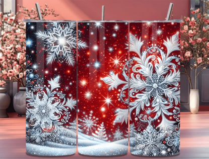 Sublimation Drinkware Wraps- Christmas Designs