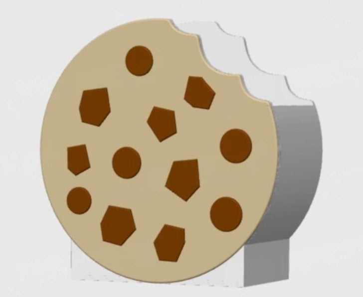 Chocolate Chip Cookie 3D Printed Desk Accessory Bundle Builder