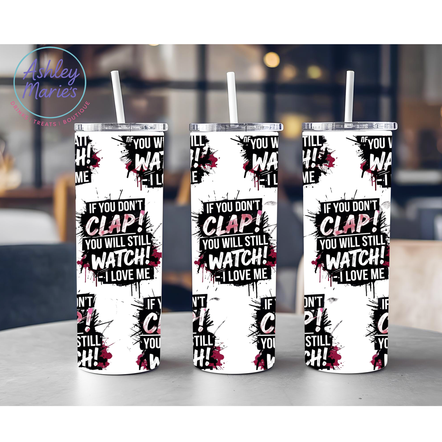 Sublimation Drinkware Wraps- I Love Me