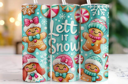 Sublimation Drinkware Wraps- Christmas Designs