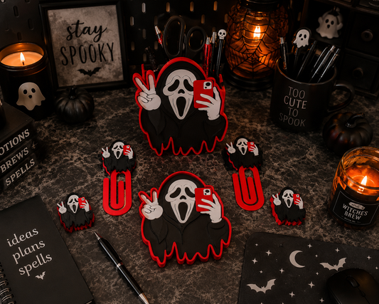 Ghost Face | Spooky 3D Printed| Halloween Desk Organizer Set
Accessory Bundle Builder